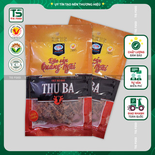 [COMBO] 5 Túi bò khô sợi Thu Ba gói nhỏ 50g  -  Tiện lợi, thơm ngon