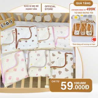 Chăn trần bông mỏng cho bé chất vải xô hàn mềm mại, giữ ấm cho bé mùa thu đông