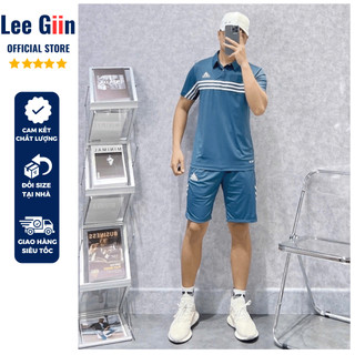  Bộ quần áo Adidas nam mùa hè cao cấp thun lạnh co giãn thấm hút mồ hôi Leegiin LH5-238 Bộ áo quần thể thao mùa hè 2025 