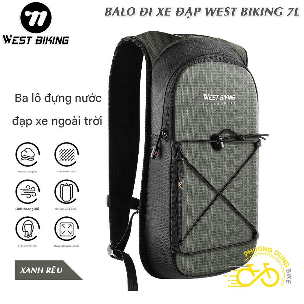 Balo đeo lưng đạp xe WEST BIKING 7L