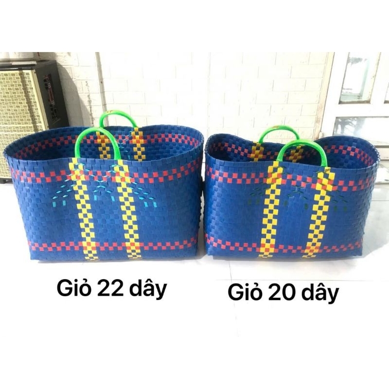 Giỏ Nhựa Đan (loại lớn 20 dây)