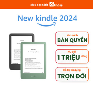 Máy đọc sách New Kindle 2024 - Kindle Basic (16Gb) chính hãng Akishop