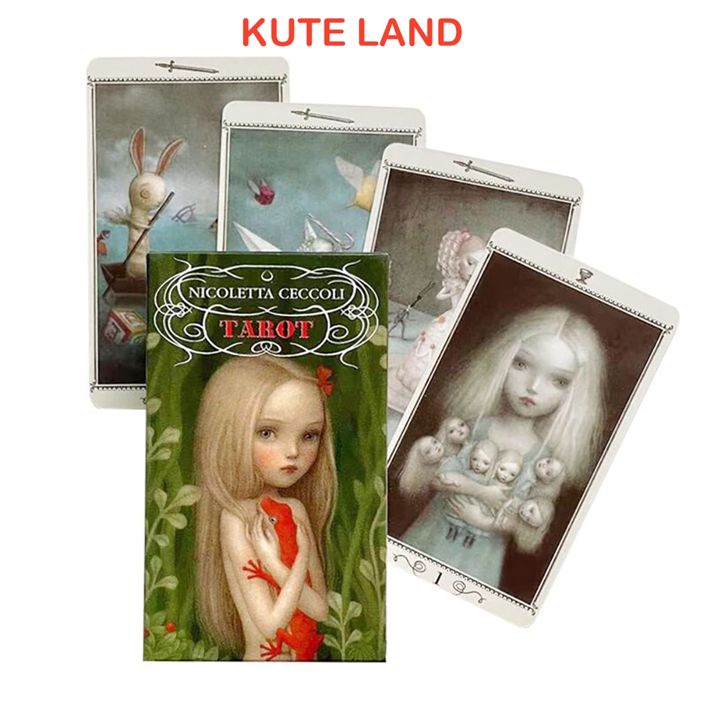Bài Tarot Nicoletta Ceccoli Tarot Tặng Đá Thanh Tẩy TR-C-210