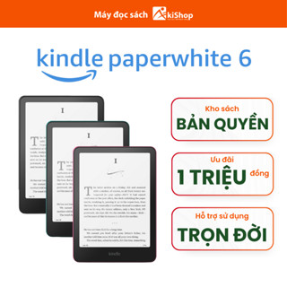 Máy đọc sách Kindle Paperwhite 6 7inch Chính hãng Akishop không quảng cáo