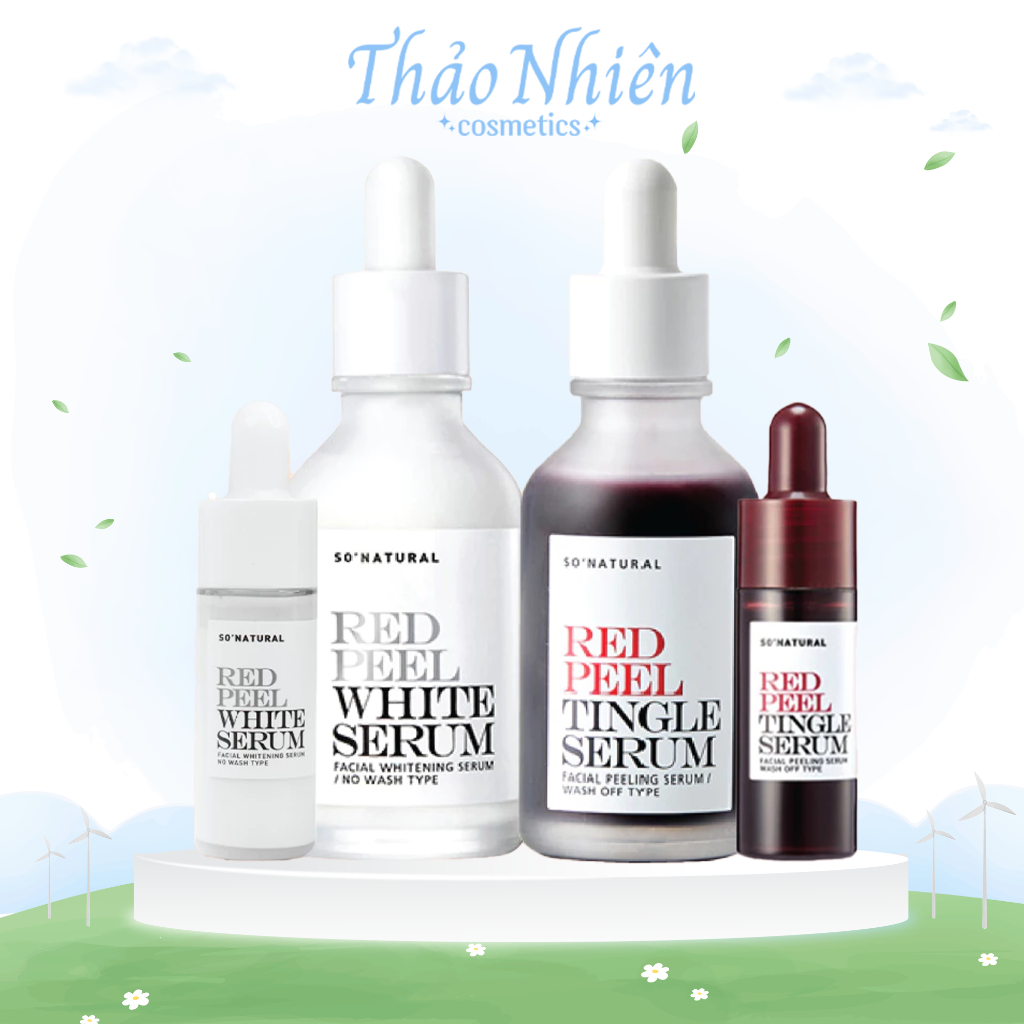 Tinh chất peel da So Natural Red Peel Serum