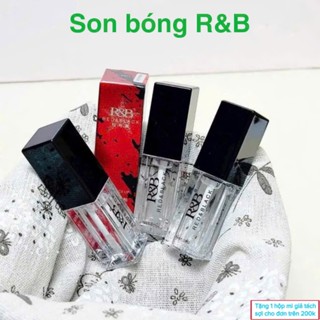  Son bóng cao cấp R&B Red & Black dành cho makeup chuyên nghiệp giúp khoá màu son tạo hiệu ứng môi căng mọng 