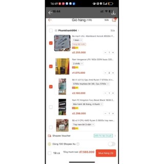 Combo MainBoard Asrock B550m Pro Se New+ CPU Amd Ryzen 7 5700x New tray + 4 thanh ram LPx 16Gb DDR4