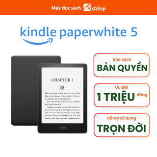 Máy đọc sách Kindle paperwhite 5 8GB Màu đen chính hãng Akishop