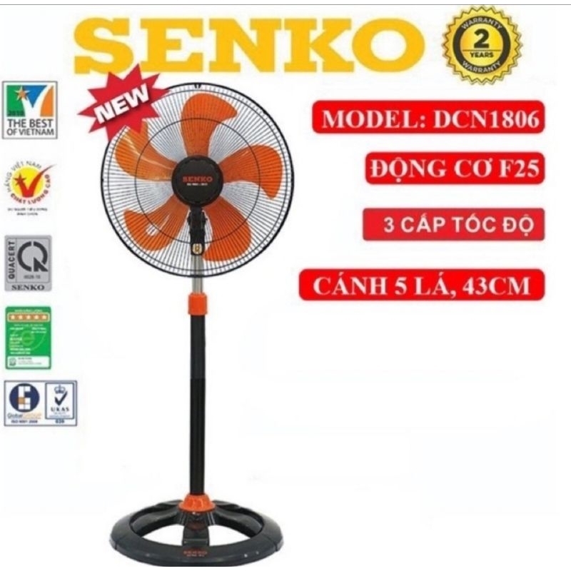 Quạt cây công nghiệp Senko DCN1806