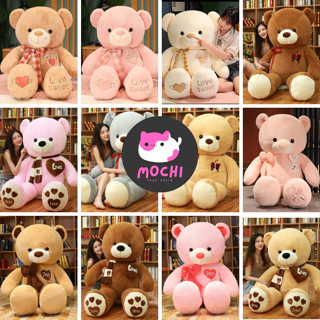 Thú gấu nhồi bông, gối ôm Teddy to bự kích thước 1m, 1m2 ,1m4, 1m6,1m8 làm quà tặng siêu dễ thương
