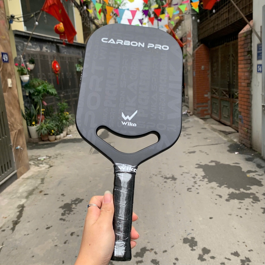 Vợt Pickleball Wika Cacbon Pro 16mm T1000
