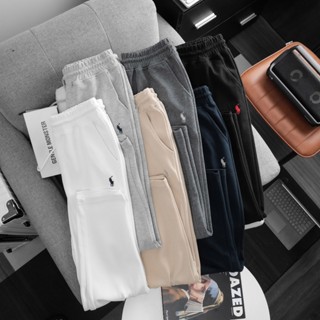 Quần dài lưng thun không bo gấu form slim fit, Quần Jogger vải pique cotton cao cấp co giãn mạnh hàng xuất Dilano-QJGP