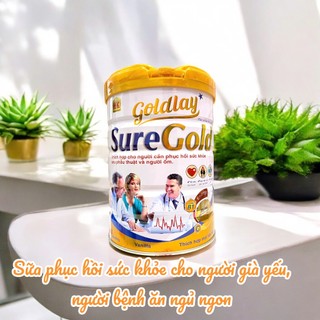  Sữa phục hồi sức khỏe GOLDLAY SURE GOLD 900g  Người cao tuổi cần phục hồi sức khỏe  