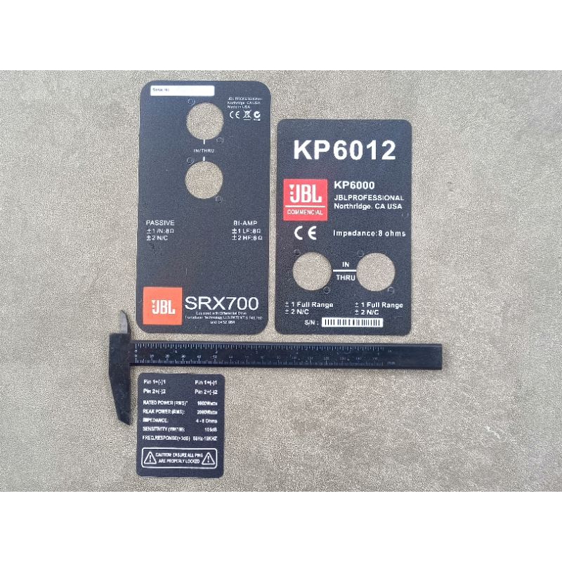 (4 CÁI) Tem dán, Nhãn mác, Decal Trạm thùng loa, Trạm hậu Array, KP6012, SRX700