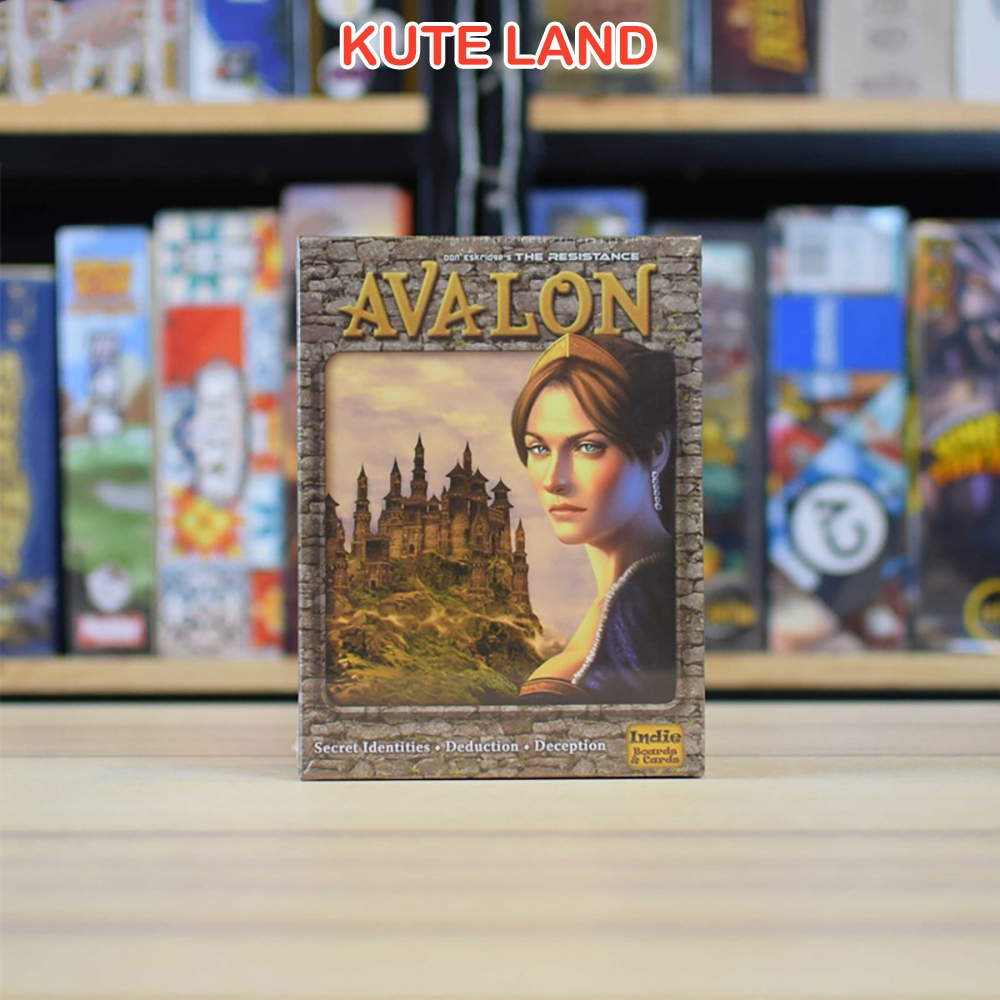 Trò Chơi Board Game Avalon Tiếng Anh Hộp Lớn Chất Lượng Cao BG-9-1