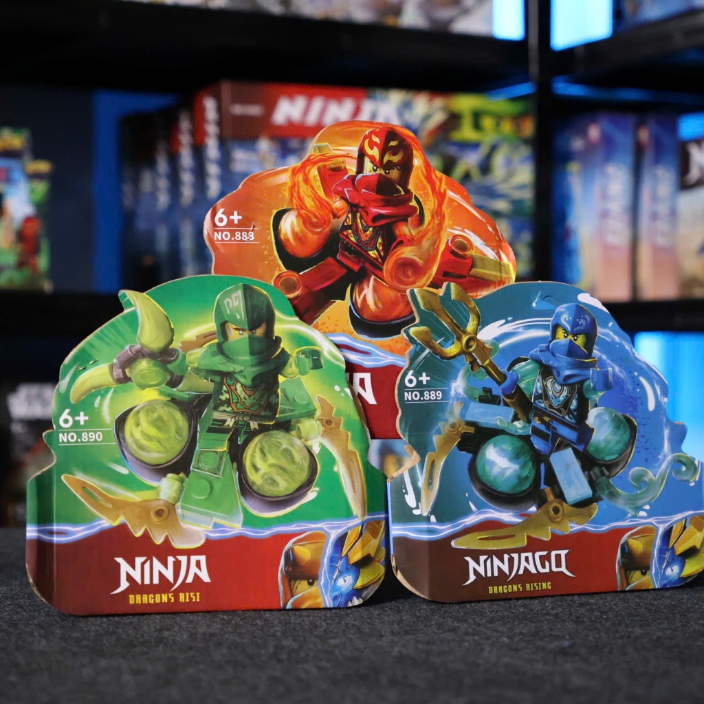 [Hỏa tốc HCM][Ninjago] Lloyd's Dragon Power Spinjitzu Drift Ninja City Mô hình đồ chơi lắp ráp.