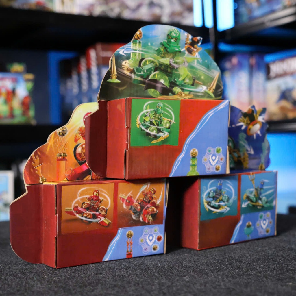 [Hỏa tốc HCM][Ninjago] Kai's Dragon Power Spinjitzu Drift Ninja City Mô hình đồ chơi lắp ráp.