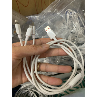 Cáp sạc remax 3 đầu (iphone, micro, type-c) chính hãng