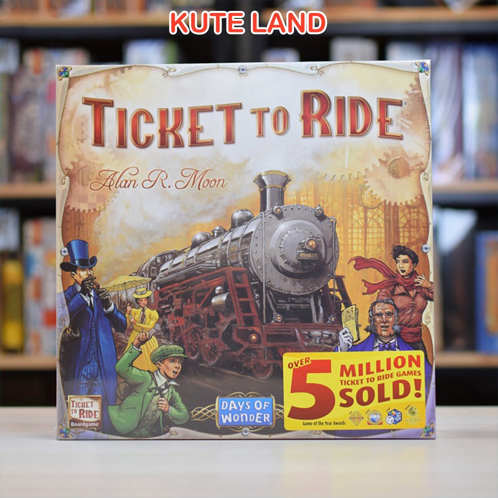 Bộ Trò Chơi Board Game Ticket To Ride Vui Nhộn BG-43-1