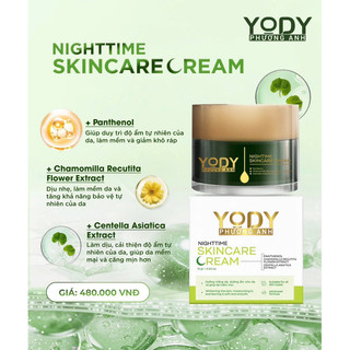 Combo dưỡng trắng da phục hồi ( chống nắng quang phổ rộng , kem ngày 3x, kem đêm, serum phục hồi Yody Phương Anh