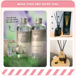  Bổ sung tinh chất nước hoa cho tinh dầu khuếch tán thơm phòng Eyun Shangrila Vanilla Chanpeye 250ml MINA 