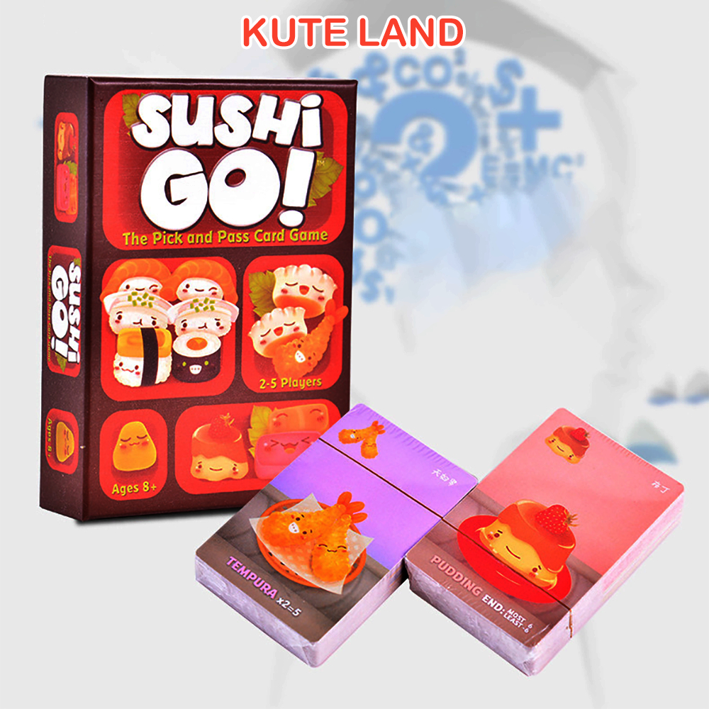 Bộ thẻ trò chơi Sushi Go Party Board Game vui nhộn dành cho gia đình BG-121