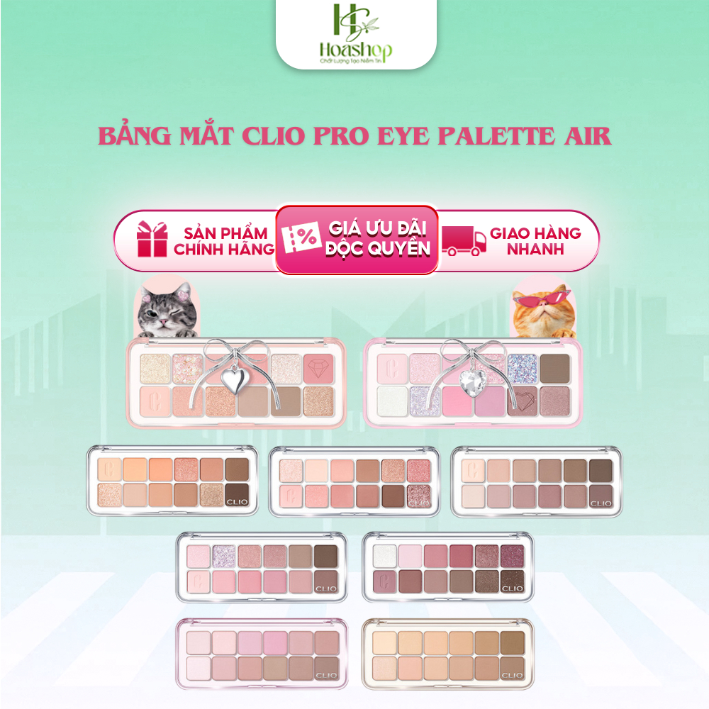 Bảng mắt Clio Pro Eye Palette Air