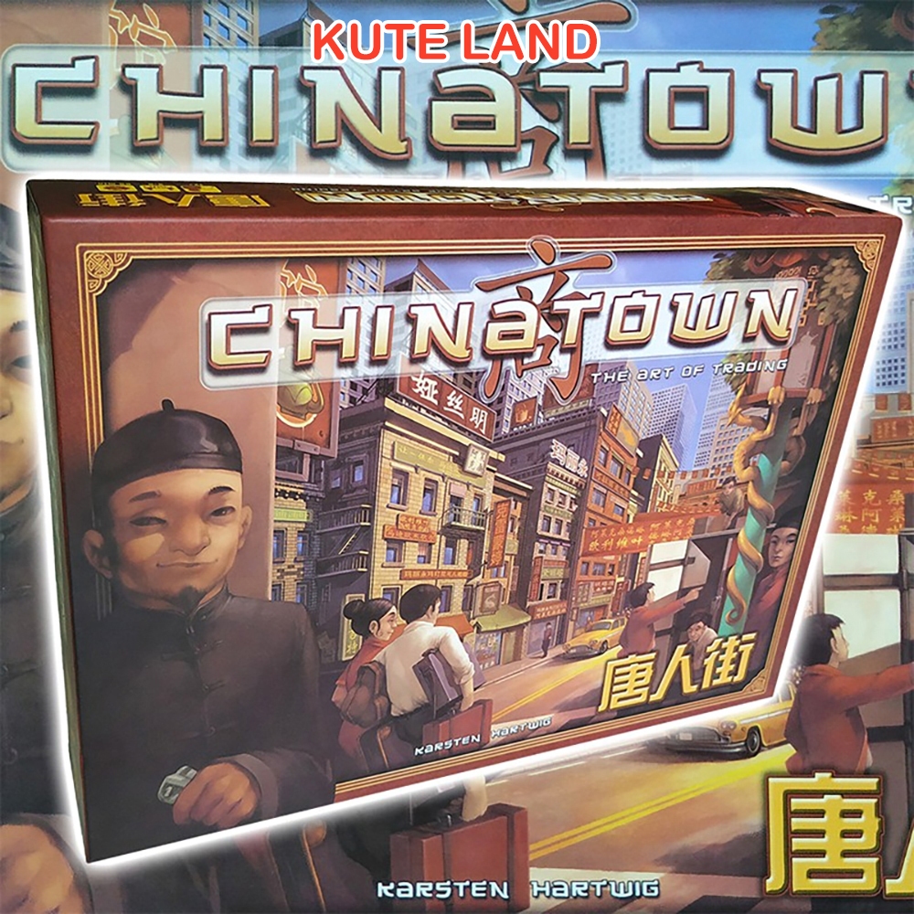 Bộ trò chơi China Town - Thương gia phố Tàu Board Game giao thương chiến lược BG-154