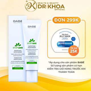 Kem Dưỡng BABE Stop AKN Kiềm Dầu Giảm Mụn Ngừa Thâm 50ml