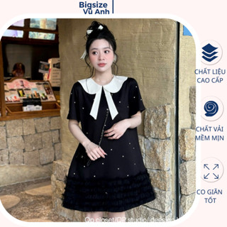 Váy bầu babydoll dự tiệc , đầm bầu thiết kế cổ bèo mix nơ đính đá phối đuôi ren tầng nổi cách điệu tiểu thư hot hit