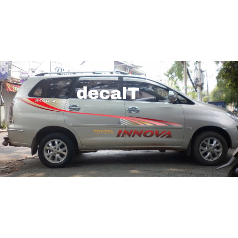 Tem Dán Sườn Xe Innova. Tem Dán Sườn Xe Innova (I0035)