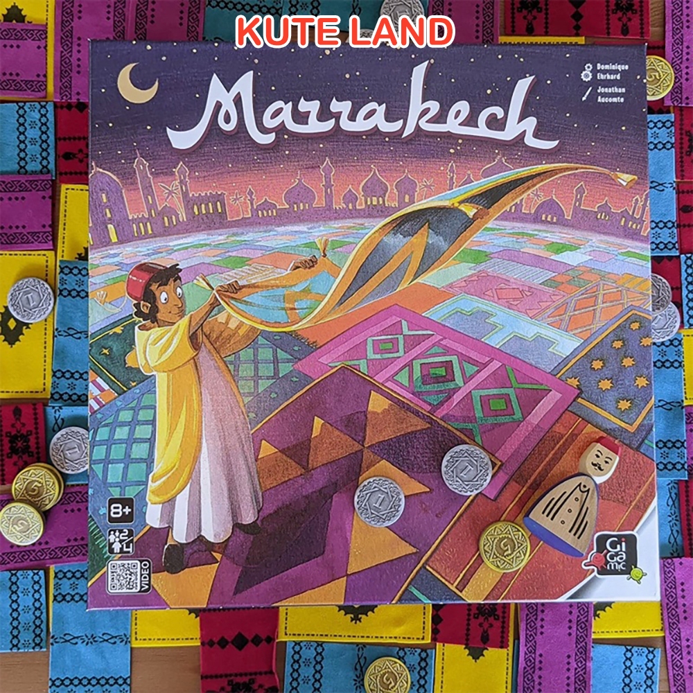 Board Game Marrkech trò chơi chiến lược Stragety Game 2-4 người chơi BG-162