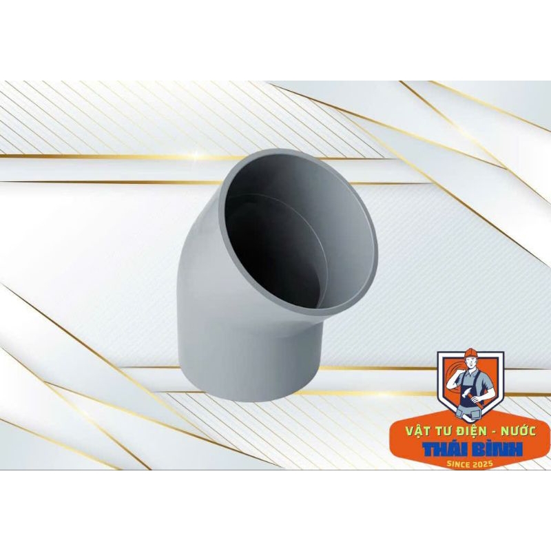 Co Lơi, Chếch 135 độ phi 90 114 140mm. Hàng Chính Hãng - Nhựa Siêu Thành (ST)