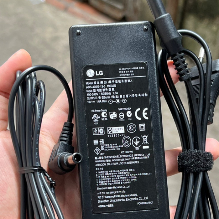 Dây nguồn màn hình LG 19V 1.6A