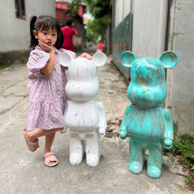 [Sale xả kho] Bearbrick gấu 80cm đến đủ màu - Chin decor