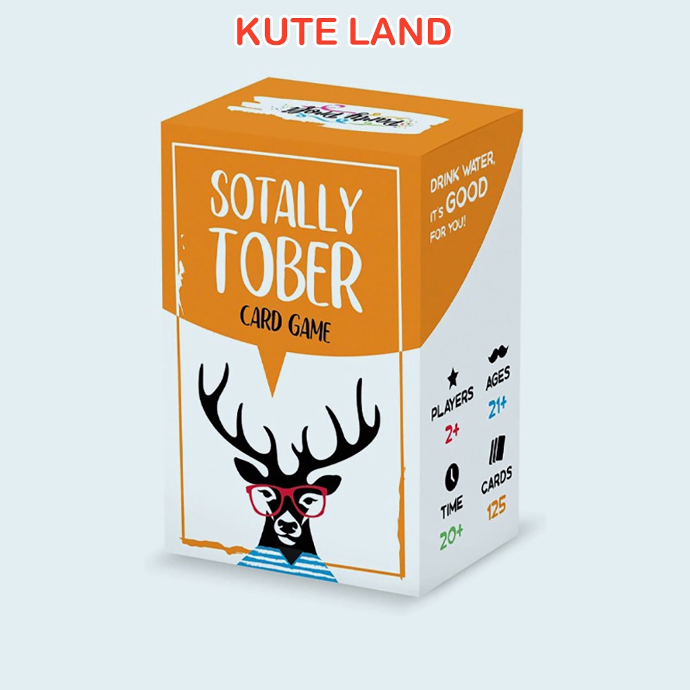 Bộ Bài Sotally Tober Drinking Games for Adults - Outrageously Fun Adult Party Card Game DRTA3