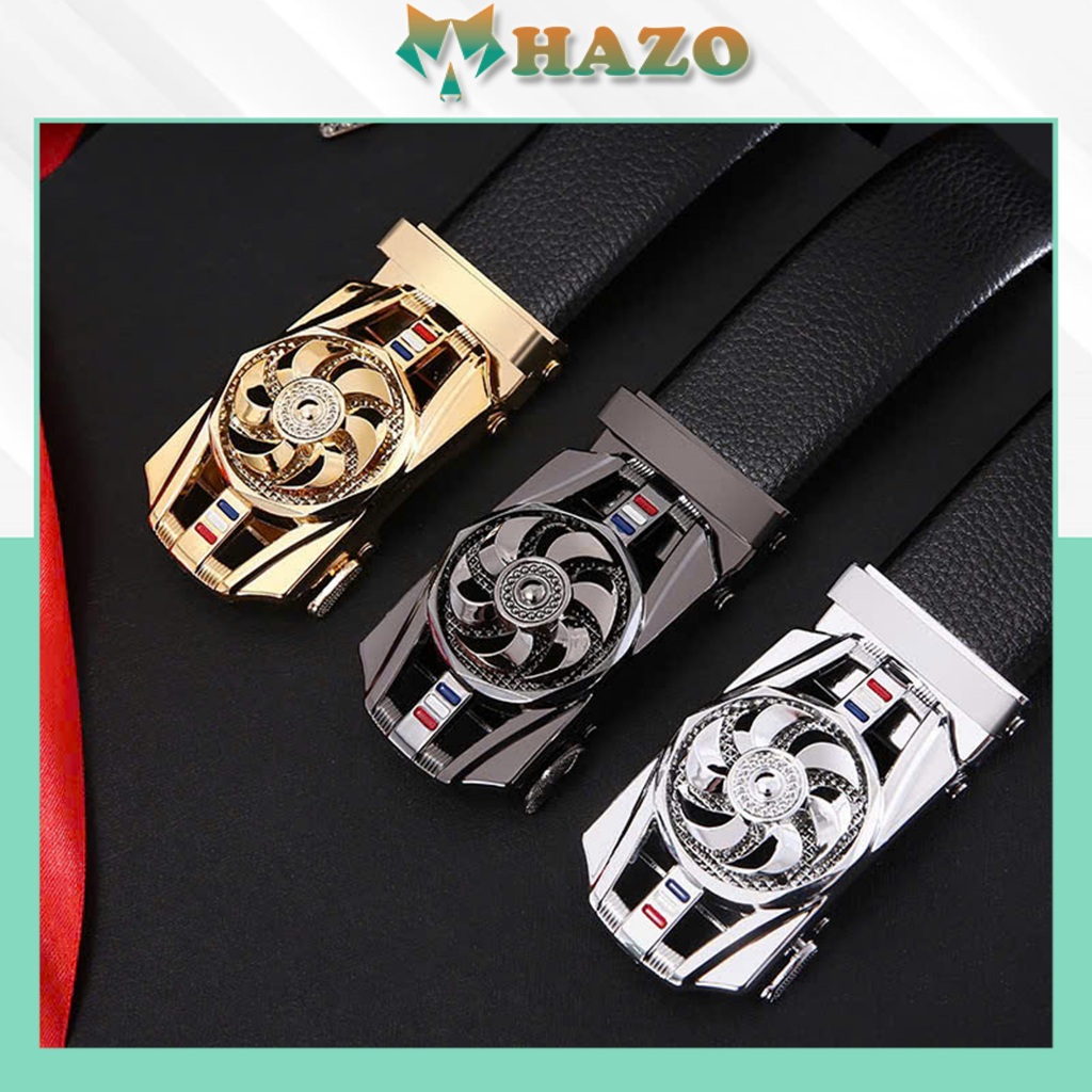 Thắt Lưng Dây Nịt Da Nam Mặt Xoay 6 Cánh Sang chảnh trẻ trung PK580 Thời trang phong cách