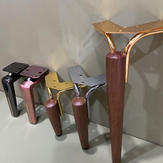 chân DECOR VÂN GỖ, chất liệu bằng thép mạ phủ ngoài nano bền bỉ ,màu sắc chân thật nhất