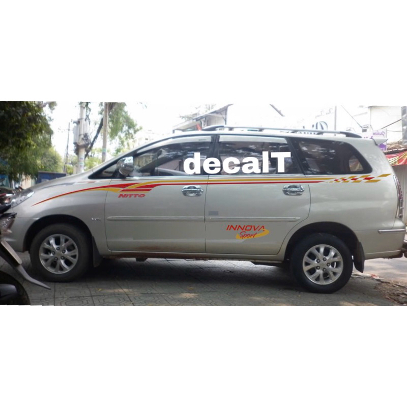 Tem Dán Sườn Xe Innova. Tem Dán Sườn Xe Innova (I0033)
