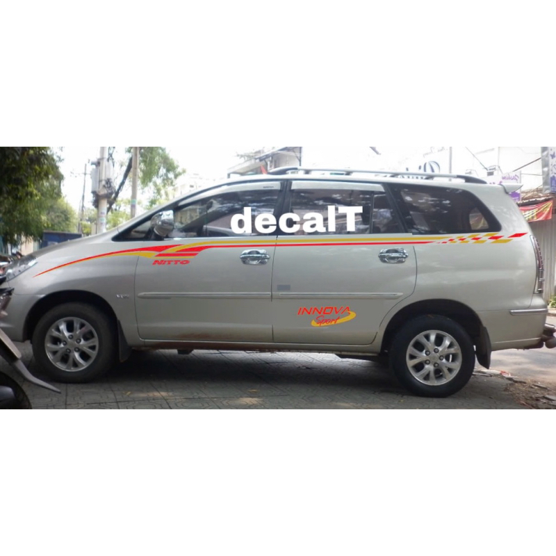 Tem Dán Sườn Xe Innova. Tem Dán Sườn Xe Innova (I0080)