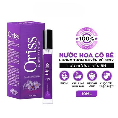 Nước hoa vùng kín nữ Oriss cao cấp hương thơm quyến rũ thơm lâu dưỡng ẩm an toàn cho da 10ml