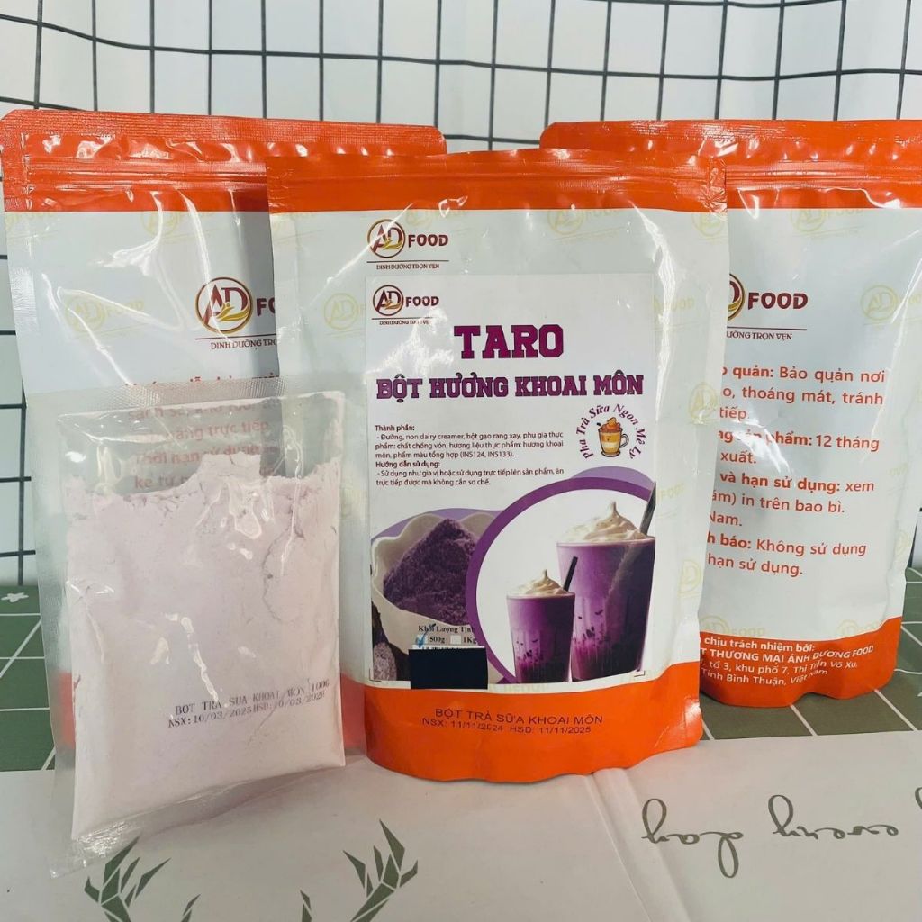 100g Bột khoai môn dùng để pha trà sữa