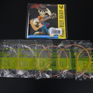 Bộ 6 Dây Sắt Cho Đàn Guitar Acoustic Alice A406, Alice A206