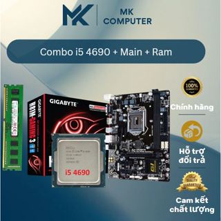  Combo i5 4690 Main H81 Ram 8GB Dr3 bus 1600 