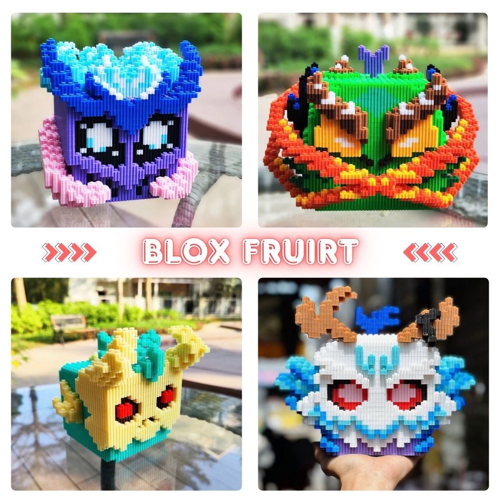 1000 mảnh ghép lắp ráp HapiToys - khối lắp ráp răng cưa đa sắc màu Kích thước 8mm cho bé sáng tạo Kèm Mẫu Hướng Dẫn