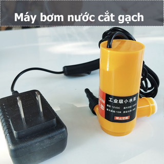 Máy Bơm Nước Mini 12V Làm Mát Lưỡi Cắt - Giải Pháp Hiệu Quả Cho Công Việc Cắt Gạch & Rãnh Tường