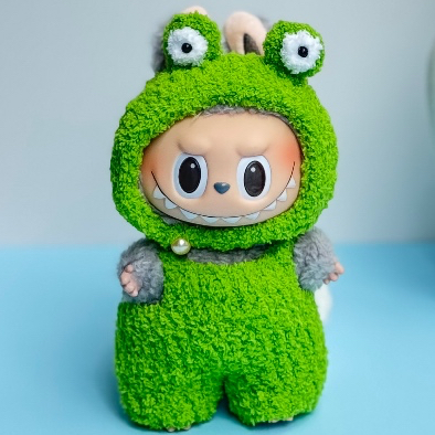 [Có sẵn] Set quần áo con ếch cho Labubu V1 V3 - outfit Labubu làm từ len - Handmade