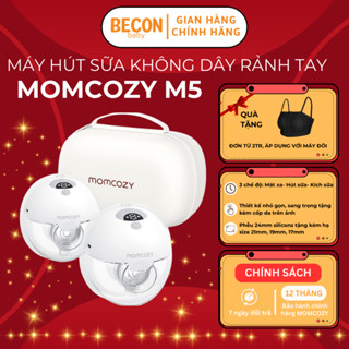 Máy Hút Sữa Không Dây Momcozy M5 Shop BECON, Hàng Có Sẵn Thiết Kế Nhỏ Gọn Lực Hút Mạnh Không Đau Ti