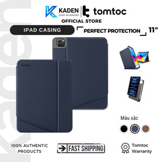  Bao da Tomtoc  USA  từ tính đa góc Smar-Tri for IPad Pro Air 10.9 11-inch M1 M2 M4-Hàng Chính Hãng 