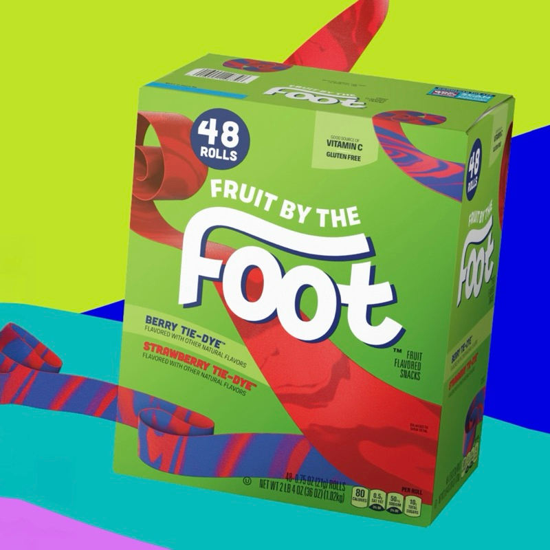 (U.S.A)Kẹo Cuộn Trái Cây Fruit by the Foot Hộp 48 cuộn